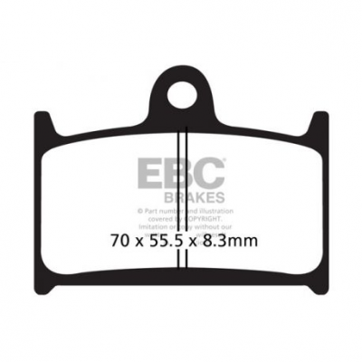EBC Спирачни накладки Sintered FA236HH