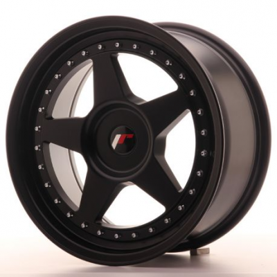 Japan Racing JR6 17x8 ET35 Blank Matt Black