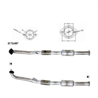 Magnaflow катализатор за SAAB