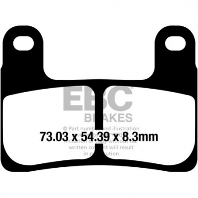 EBC Спирачни накладки EPFA EPFA724HH