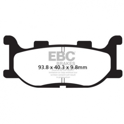 EBC Спирачни накладки Sintered FA199HH