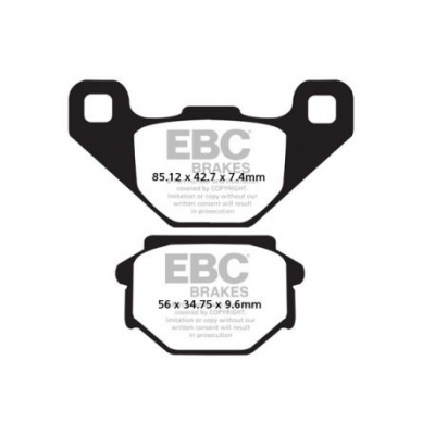 EBC Спирачни накладки Organic FA382
