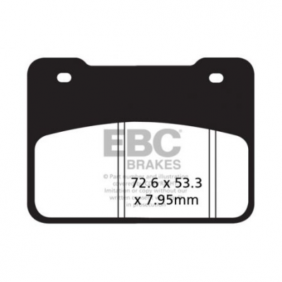 EBC Спирачни накладки Sintered SFA627HH