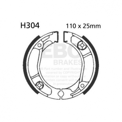 EBC Спирачни челюсти Organic H304