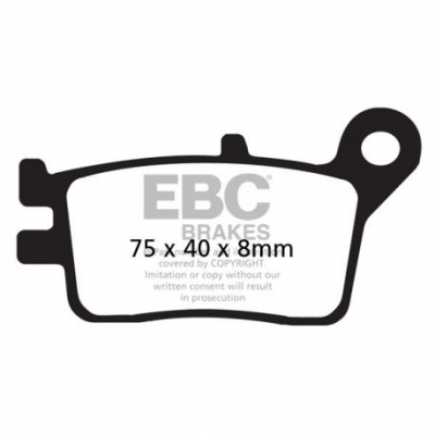 EBC Спирачни накладки Organic FA153