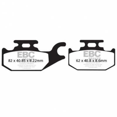 EBC Спирачни накладки Sintered FA413R