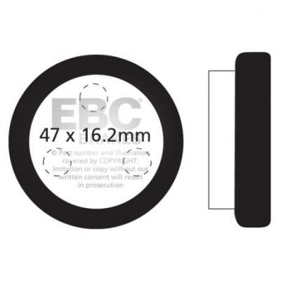 EBC Спирачни накладки FA021R