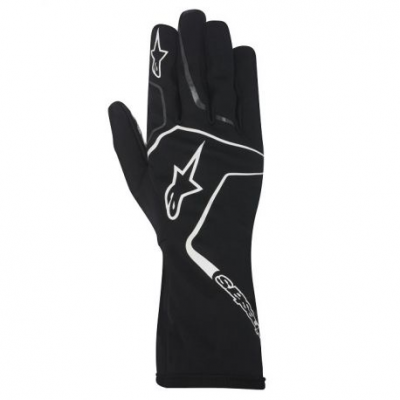 Alpinestars Tech 1 K RACE Gloves without FIA Approval - Black / White