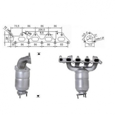 Magnaflow катализатор за OPEL