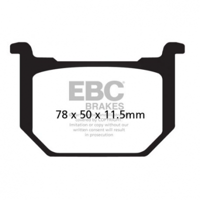 EBC Спирачни накладки Organic FA051