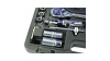 1/2 and 1/4 Socket Set with Ratchets, Adapters and Extensions, 94 pcs