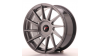 Japan Racing JR22 17x8 ET25-35 Blank Hyper Black