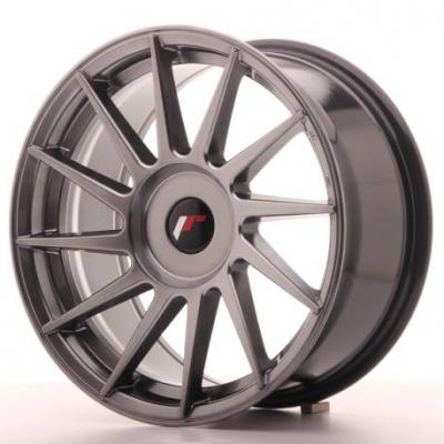 Japan Racing JR22 17x8 ET25-35 Blank Hyper Black