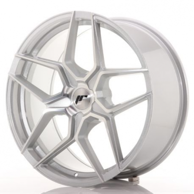 Japan Racing JR34 20x9 ET20-40 5H Blank Silver Machined Face