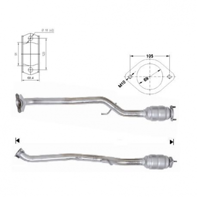 Magnaflow катализатор за NISSAN