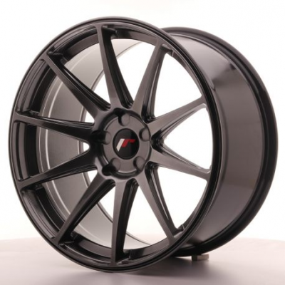 Japan Racing JR11 20x10 ET20-40 5H Blank Hyper Black