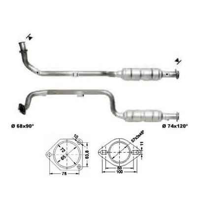 Magnaflow катализатор за MERCEDES