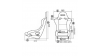 Състезателна седалка RECARO Speed Dinamica - имитация на кожа