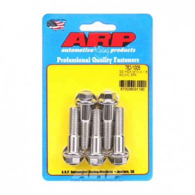 M10 x 1.50 x 40 hex SS болтове (5бр )