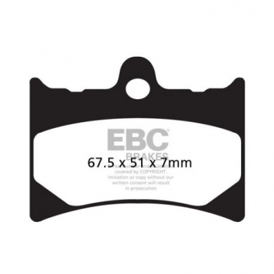 EBC Спирачни накладки Sintered FA126R