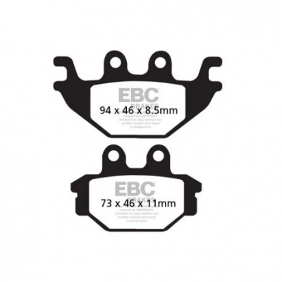 EBC Спирачни накладки Organic FA377