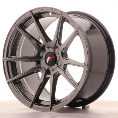 Japan Racing JR21 17x9 ET25-35 5H Blank HiperBlack