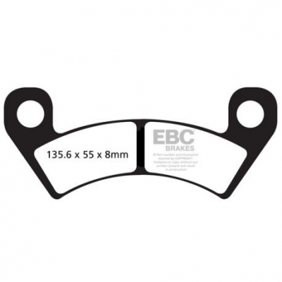 EBC Спирачни накладки Sintered FA610R