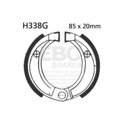 EBC Спирачни челюсти Grooved H338G