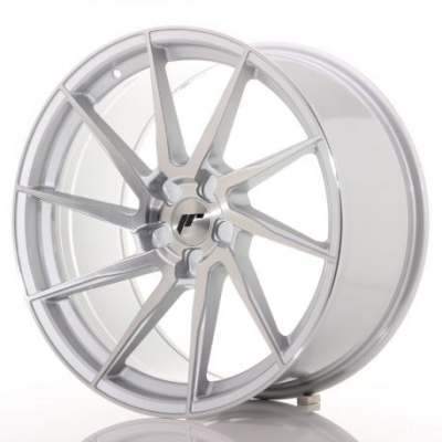 Japan Racing JR36 20x10 ET20-45 5H BLANK Brushed Silver