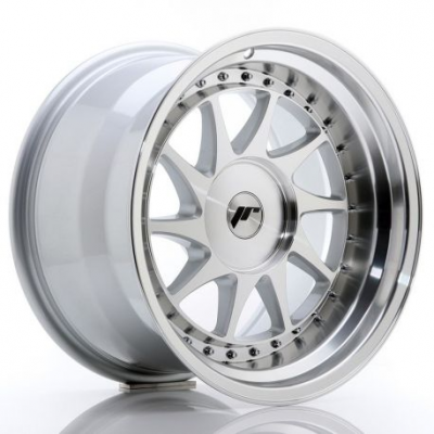 JR Wheels JR26 17x10 ET0-25 BLANK Silver Machined