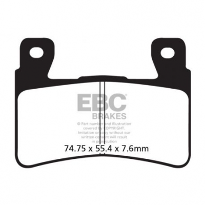 EBC Спирачни накладки EPFA EPFA296HH