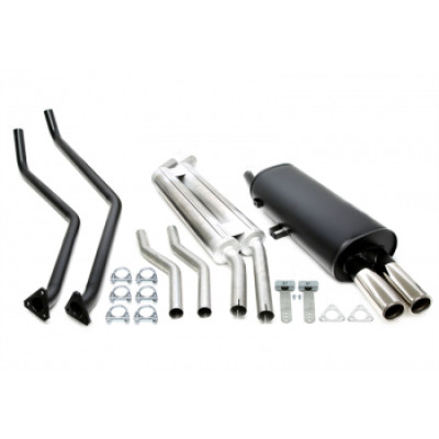 TA Technix спортна изпускателна система 2x70mm подходяща за BMW 320i/323i/325i E30 6-Cyl.