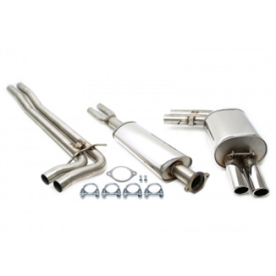TA Technix изпускателна система от неръждаема стомана 2x70mm подходяща за Volvo V70 II R Type S /S60 I R Type R