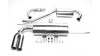 TA Technix изпускателна система от неръждаема стомана 2x76mm подходяща за Audi A3 8P/ VW Golf V 1K, Golf Plus 1KP